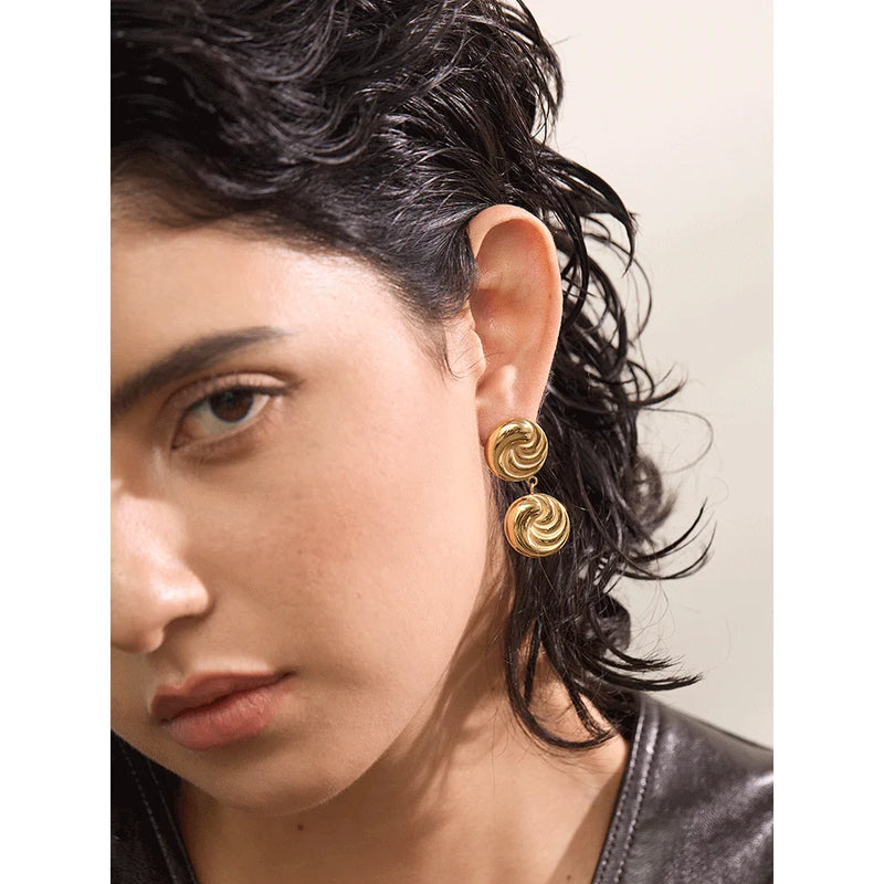 Earrings - Stainless Steel Drop Dangle