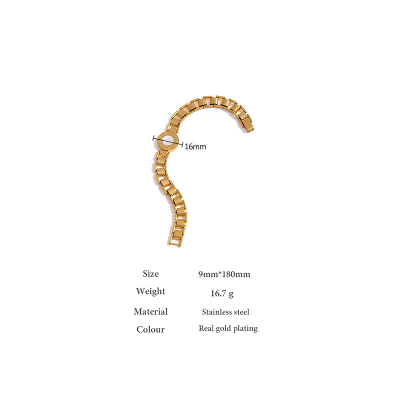 Bracelete Poder do Equilíbrio - Banhado a Ouro 18K