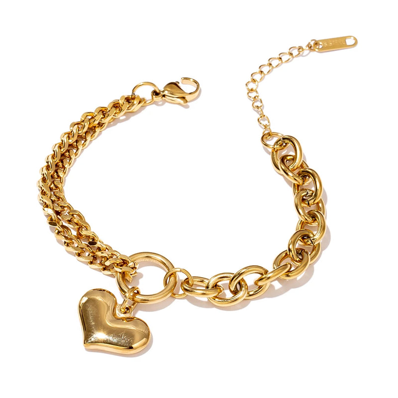 Bracelete Amour - Banhado a Ouro 18K