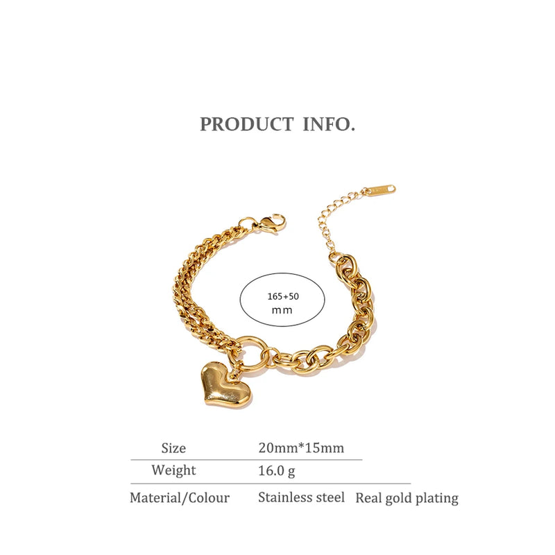 Bracelete Amour - Banhado a Ouro 18K