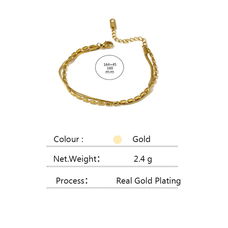 Bracelete Lustro - Banhado a Ouro 18K