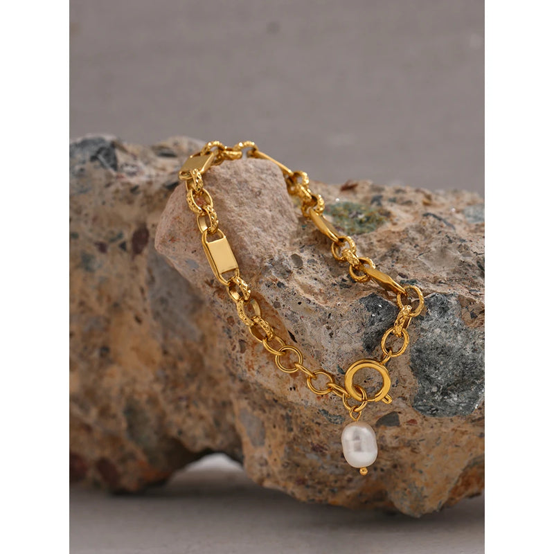 Bracelete Serena - Com Pérola Natural de Água Doce