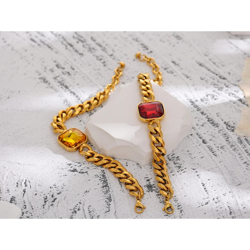 Enchantment Bracelet with Zirconia 18K Gold Plated