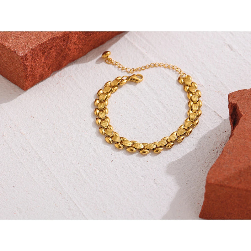 Bracelete Details Banhado a Ouro 18K