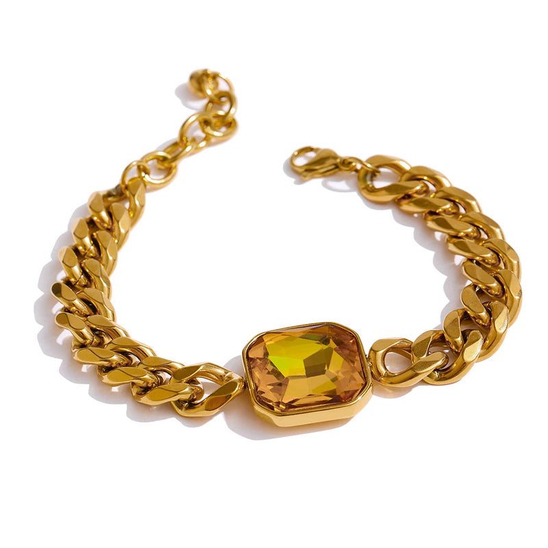 Enchantment Bracelet with Zirconia 18K Gold Plated