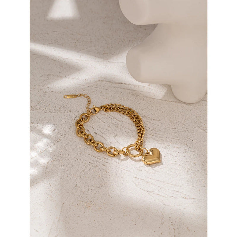 Bracelete Amour - Banhado a Ouro 18K