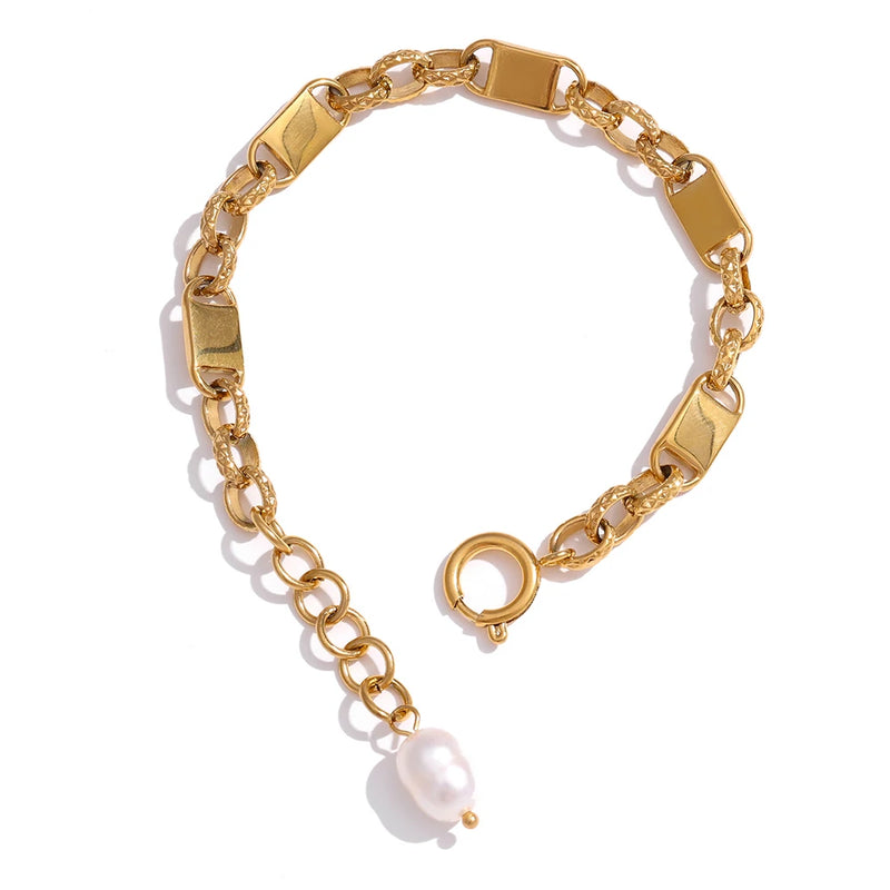 Bracelete Serena - Com Pérola Natural de Água Doce