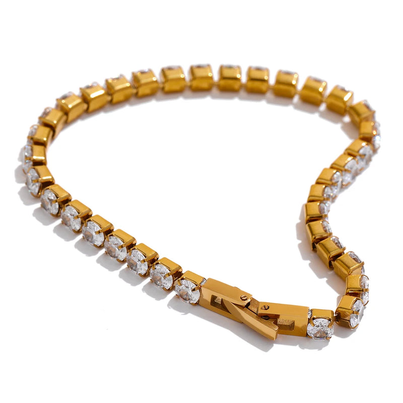 Bracelete Vivienne com Pedras em Zircónia