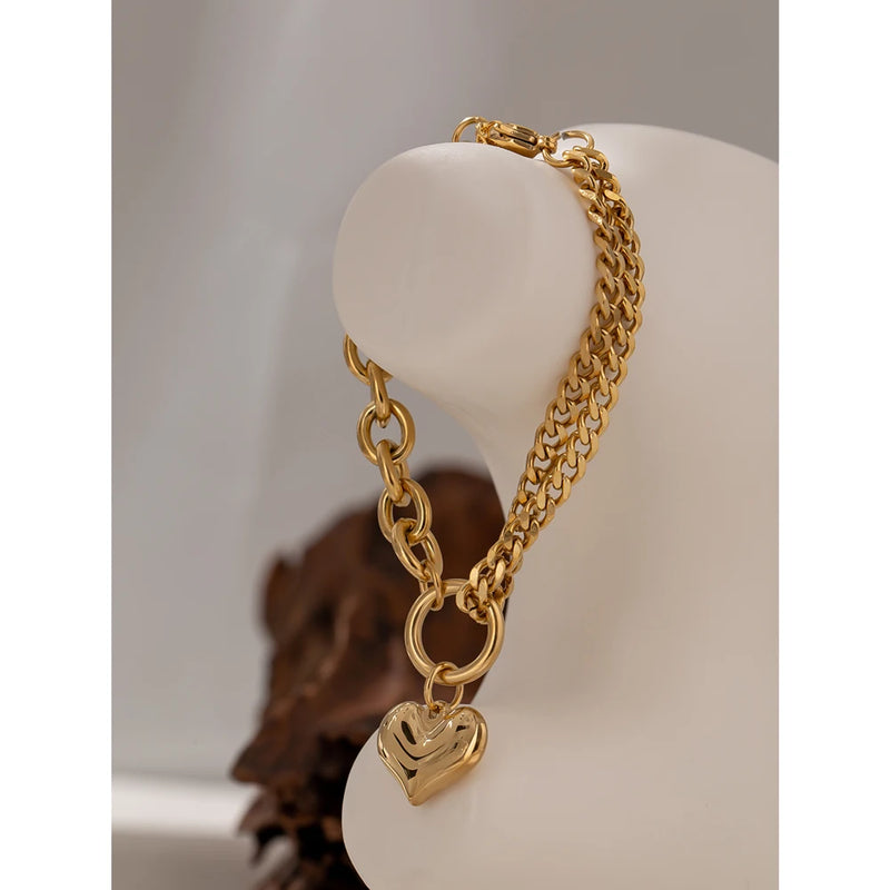 Bracelete Amour - Banhado a Ouro 18K