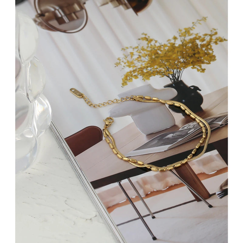Bracelete Lustro - Banhado a Ouro 18K