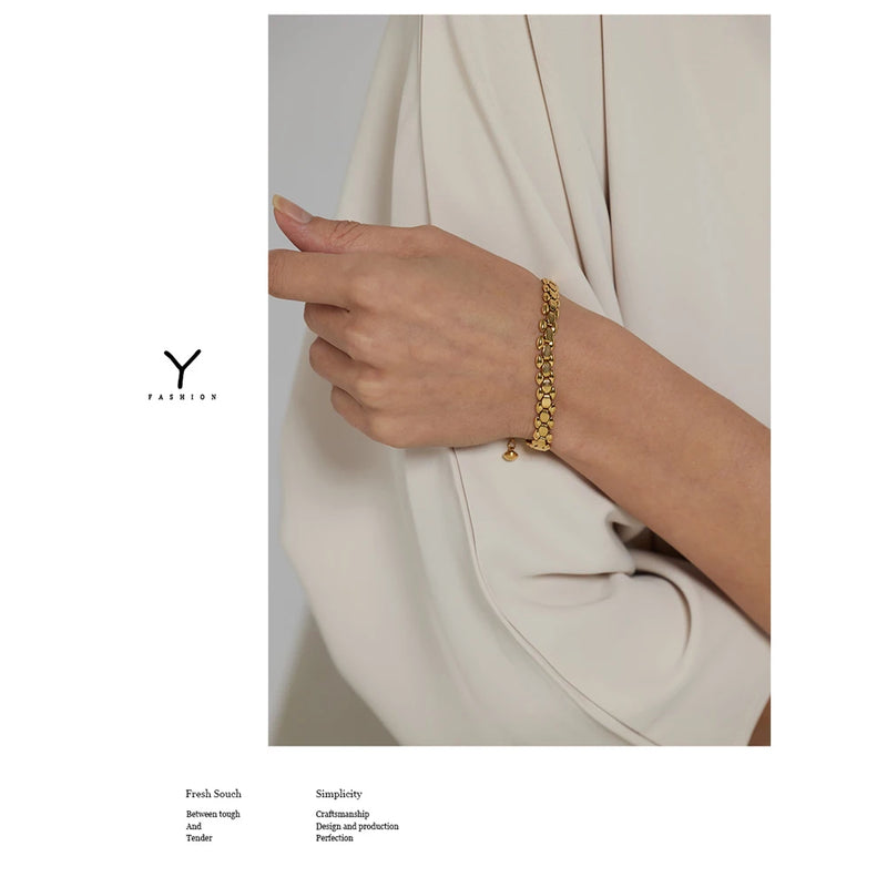 Bracelete Details Banhado a Ouro 18K