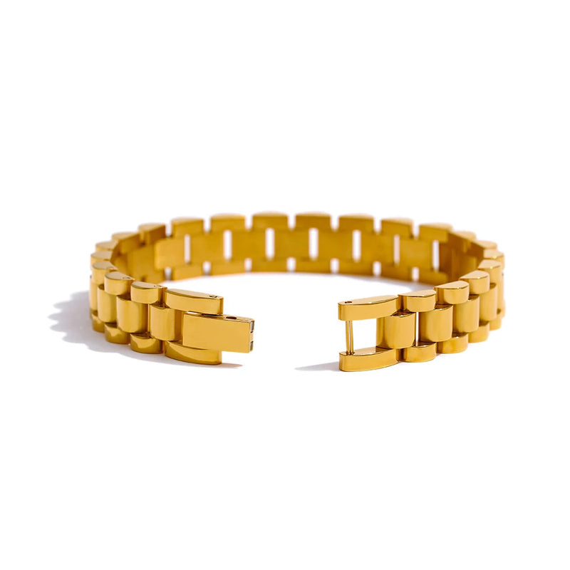 Bracelete Simple Unic - Banhado a Ouro 18K