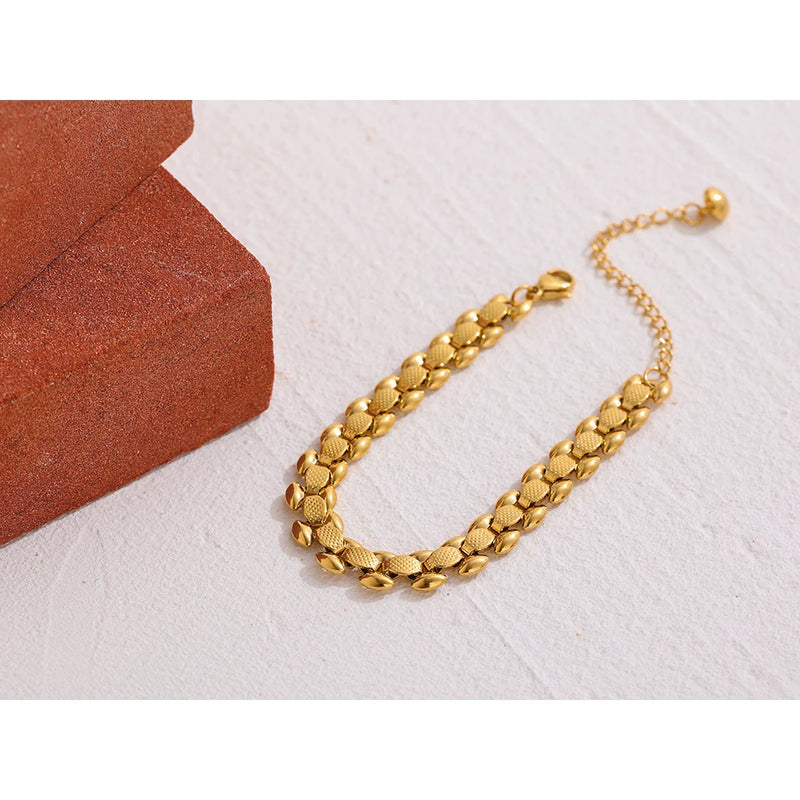 Bracelete Details Banhado a Ouro 18K