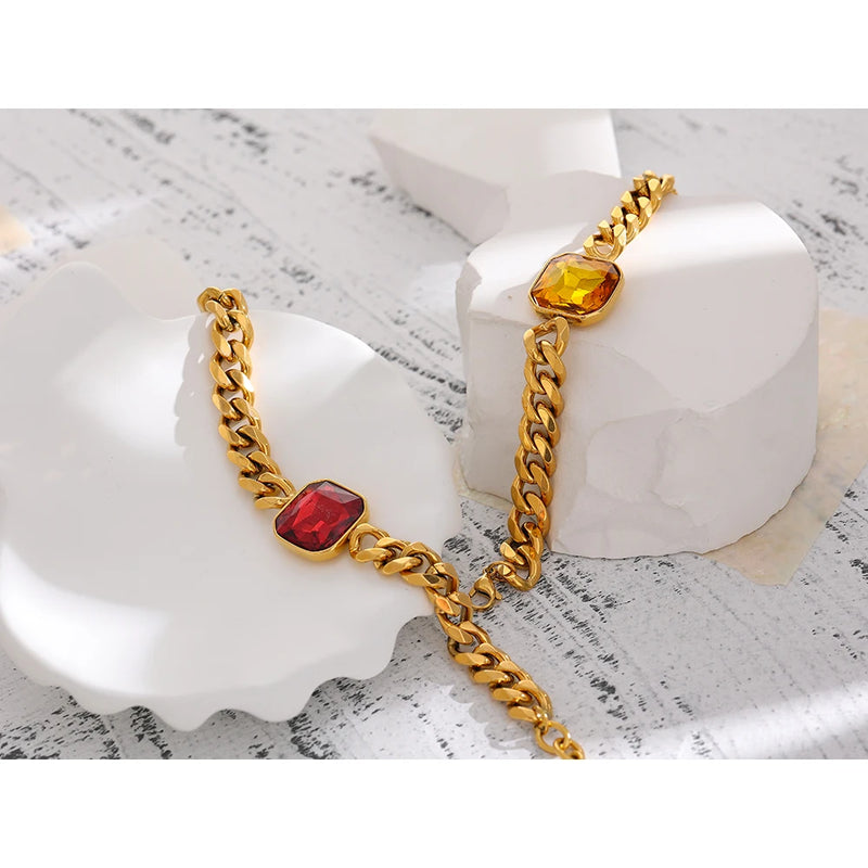Enchantment Bracelet with Zirconia 18K Gold Plated
