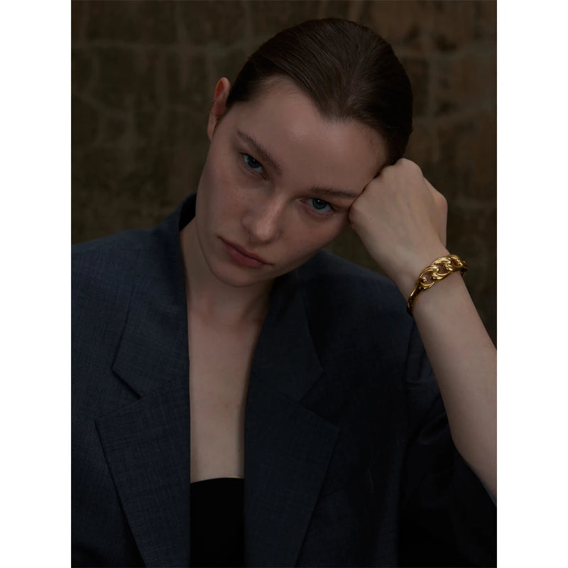 Bracelete Forma - Banhado a Ouro 18K