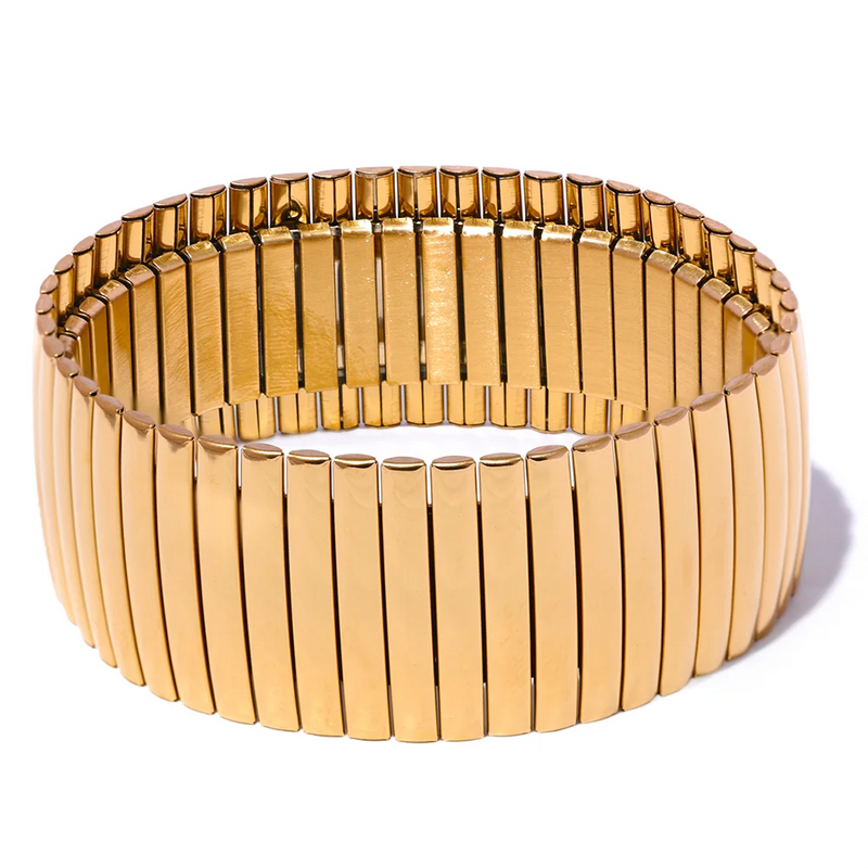 Bracelete Big Rust - Banhado a Ouro 18K