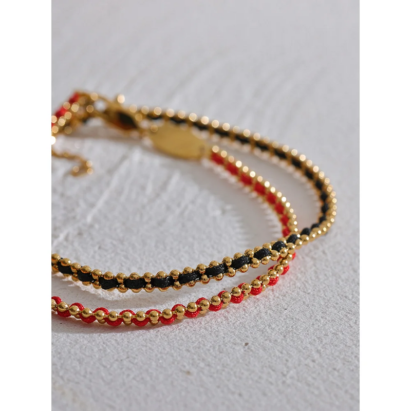 Bracelete Sorte e Proteção Banhado a Ouro 18K