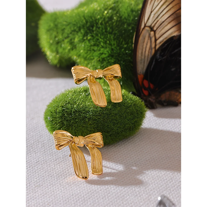 Charm Earrings in Silver and Gold