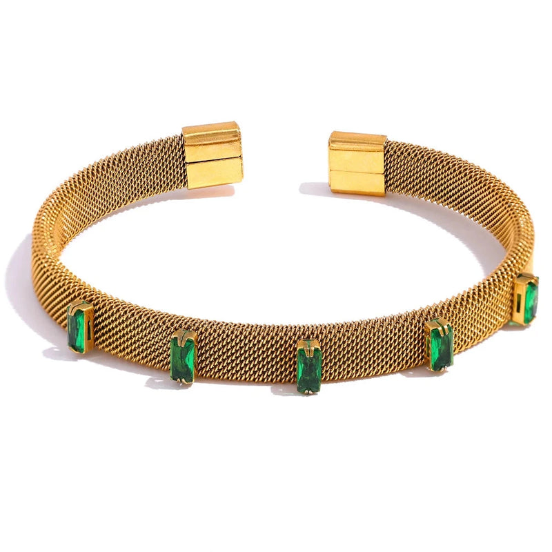 Bracelete  Arco-íris com pedras em Zircônia