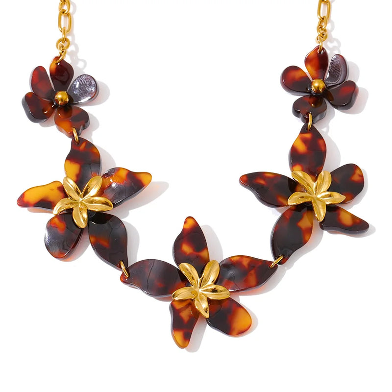 Colar Flores do Outono