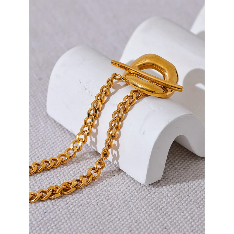 18K Gold Plated Claps Bracelet