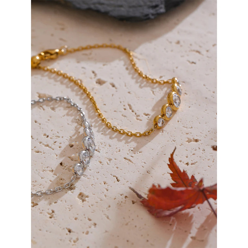 Pulseira - Wrist com pedras em Zirconia