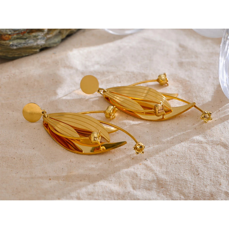 18K Gold Plated Fairy Earring