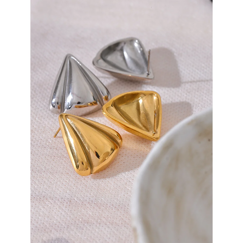 18K Gold Plated Shell Earring