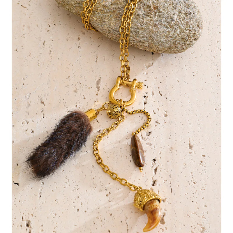 Colar Luz Divina banhado a Ouro 18K