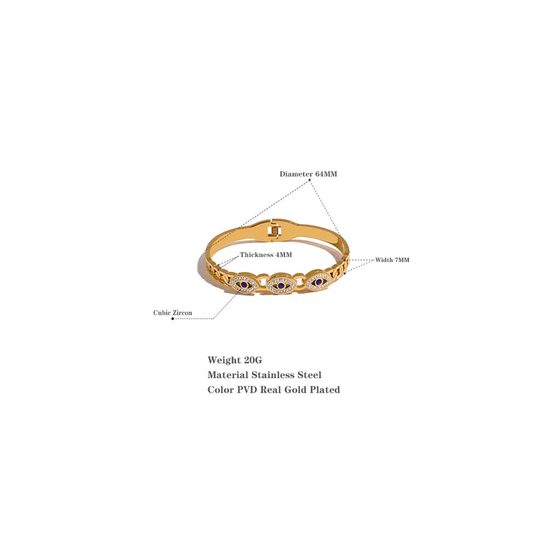 Bracelete Turkish Style com Pedras em Zircónia