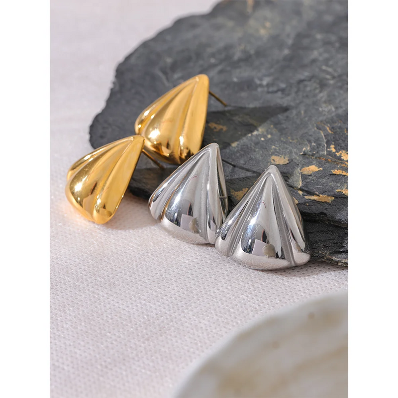 18K Gold Plated Shell Earring