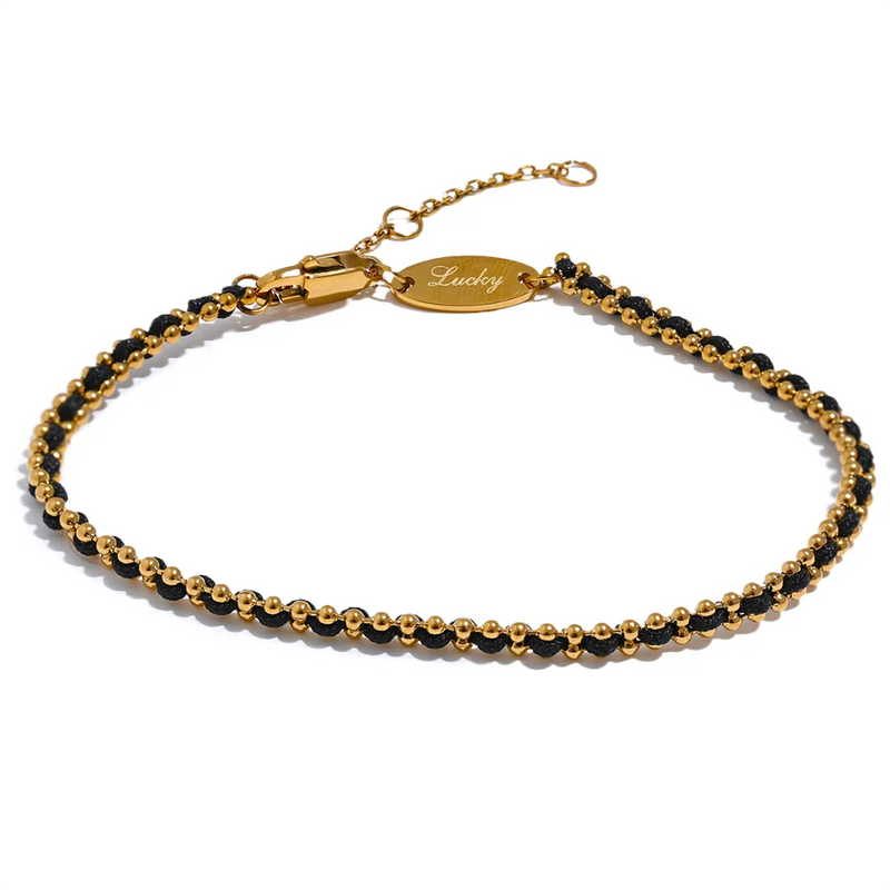 Bracelete Sorte e Proteção Banhado a Ouro 18K