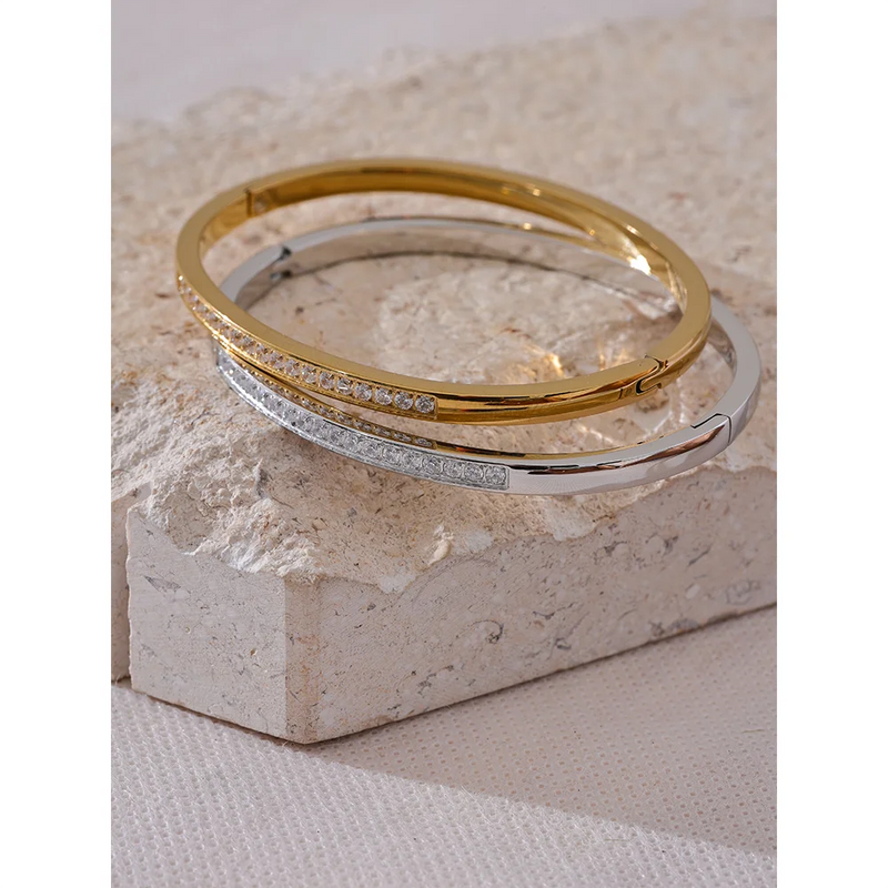 Bracelete Shinny com Pedras em Zircónia