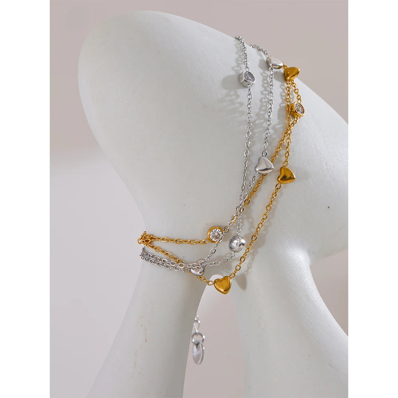 Love Bracelet with Zirconia Jewelry