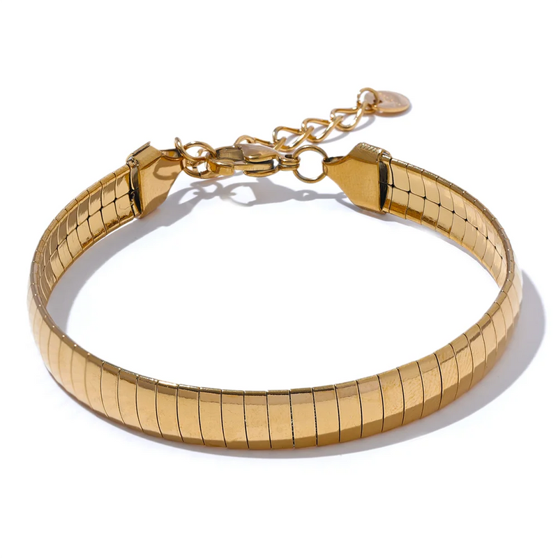 Bracelete Leonora Banhado a Ouro 18K