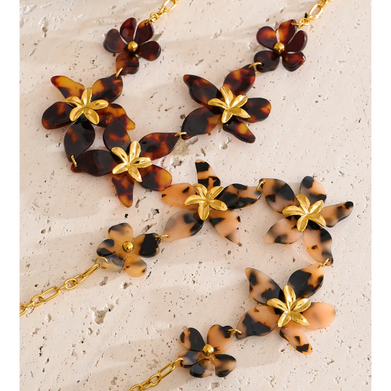 Colar Flores do Outono