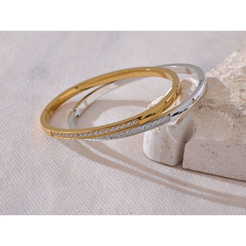 Bracelete Shinny com Pedras em Zircónia