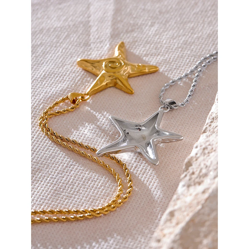 Sea Necklace - 18K Gold Plated