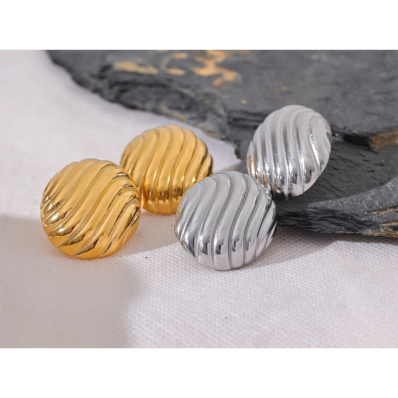 Conha Earrings - 18K Gold Plated