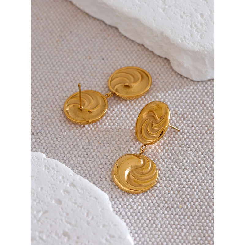 Earrings - Stainless Steel Drop Dangle