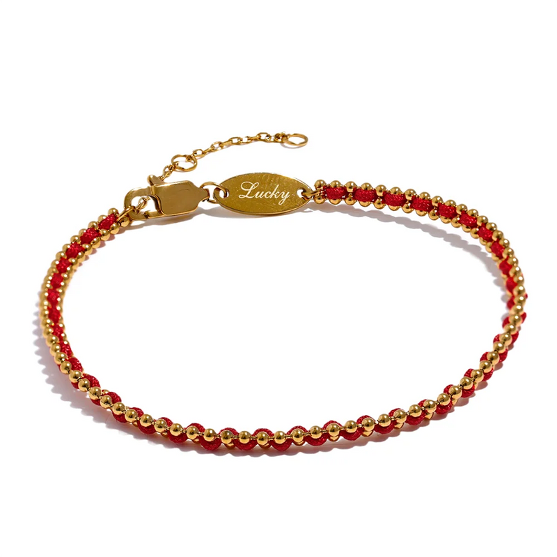 Bracelete Sorte e Proteção Banhado a Ouro 18K