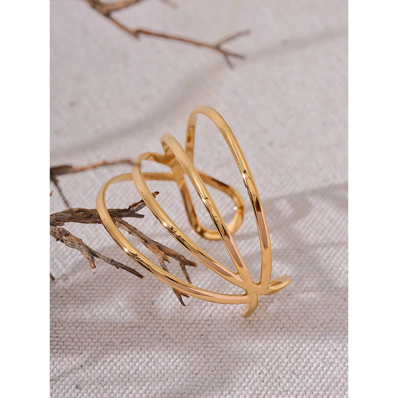 Bracelete Geometric Hollow