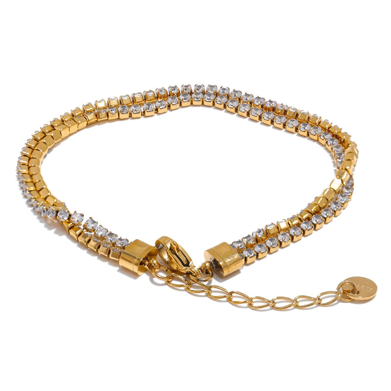 Bracelete Íris com Pedras em Zircónia