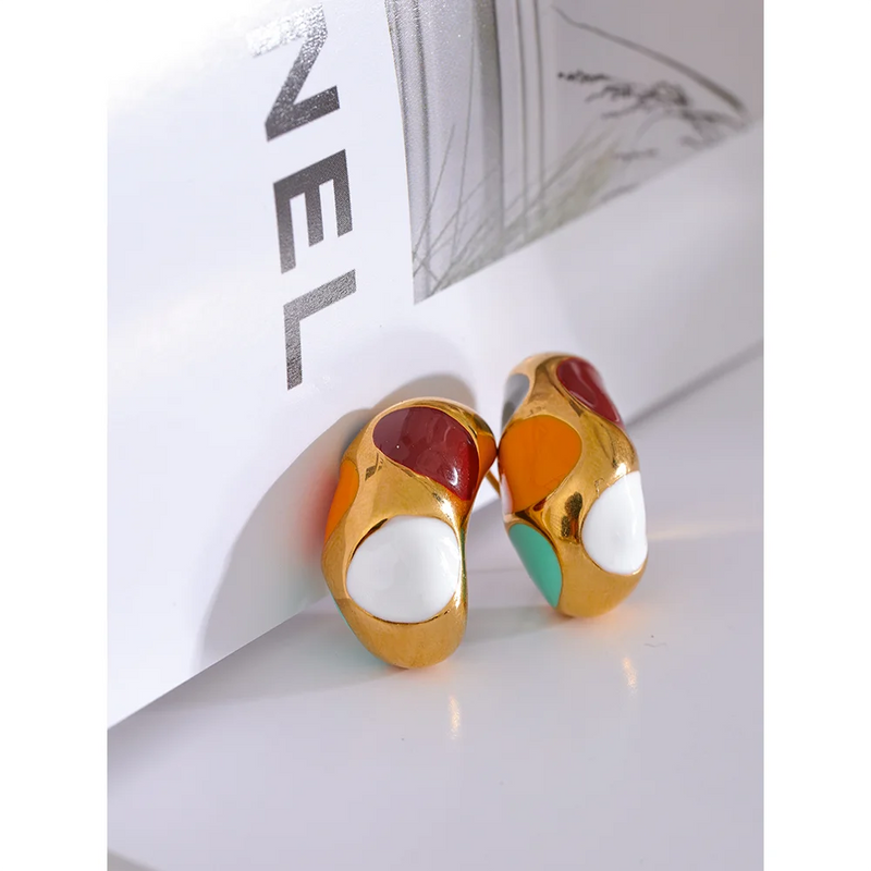 Earring - Stainless Steel Charm