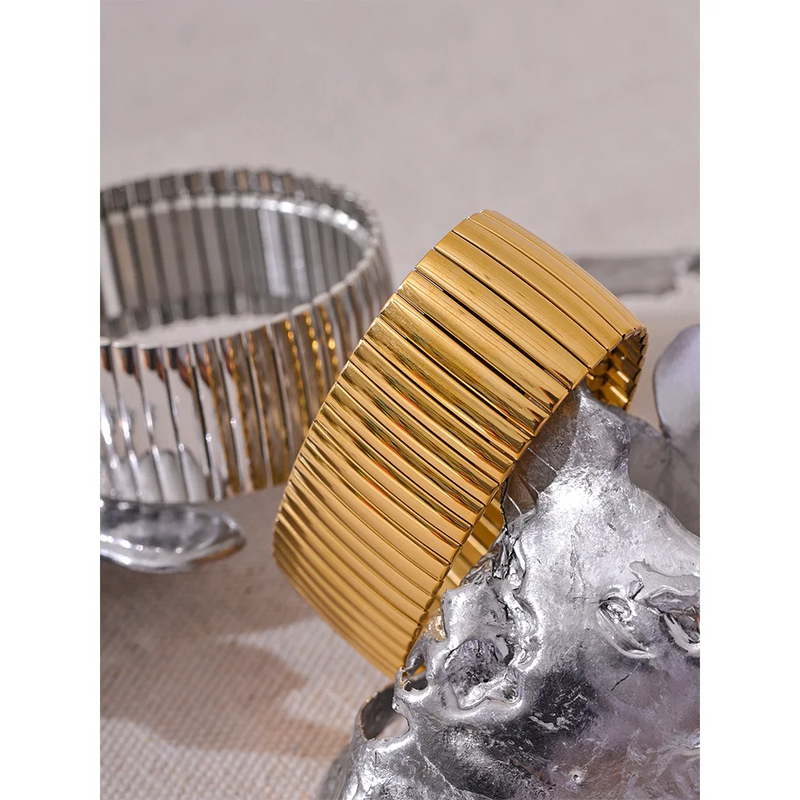 Bracelete Big Rust - Banhado a Ouro 18K