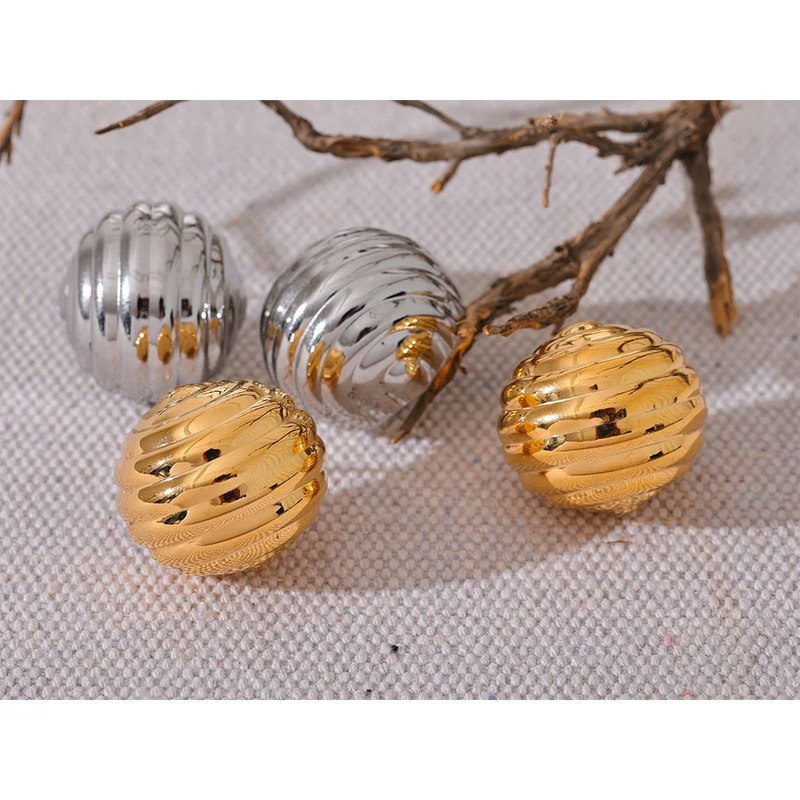 Unusual Stainless Steel Earrings