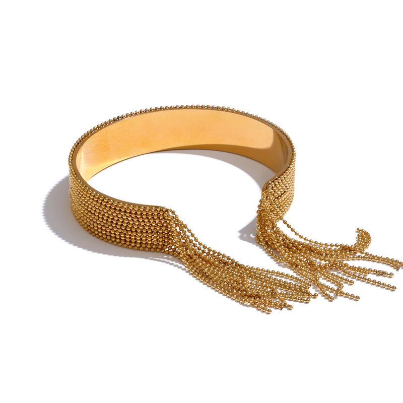 Bracelete Corrente Banhado a Ouro 18K