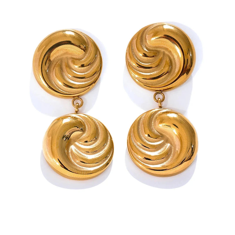 Earrings - Stainless Steel Drop Dangle
