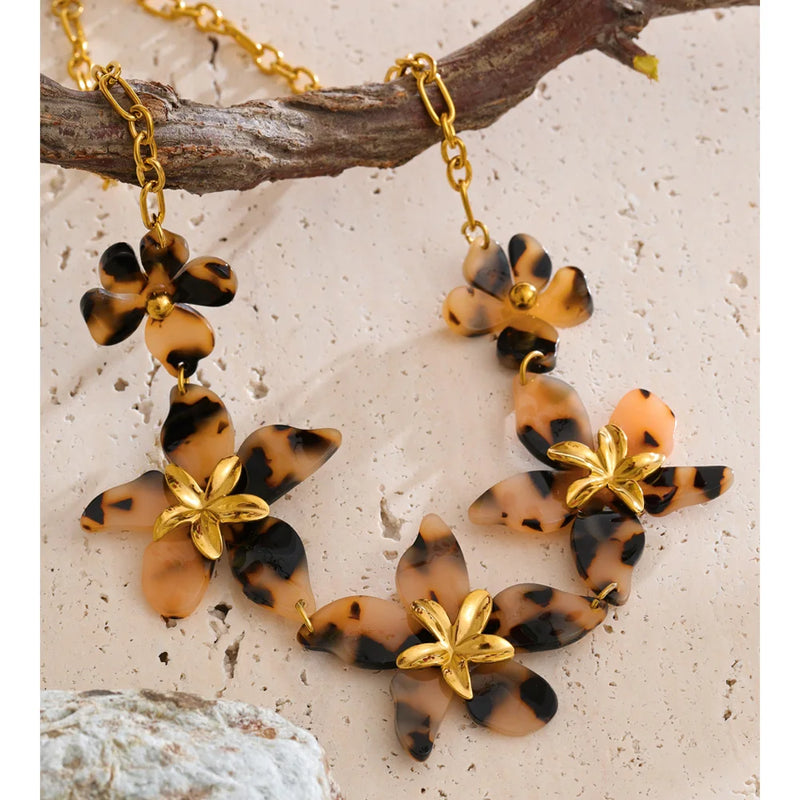 Colar Flores do Outono
