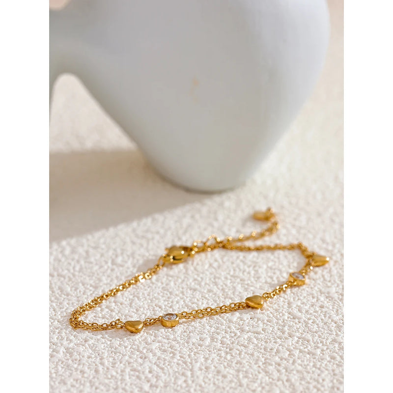Love Bracelet with Zirconia Jewelry